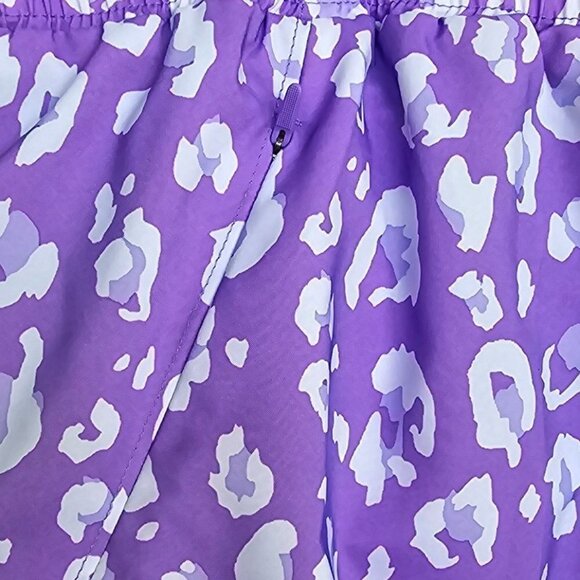 Women's Leopard Print Mid-Rise Run Shorts 3" | All in Motion | Medium - Picture 3 of 10